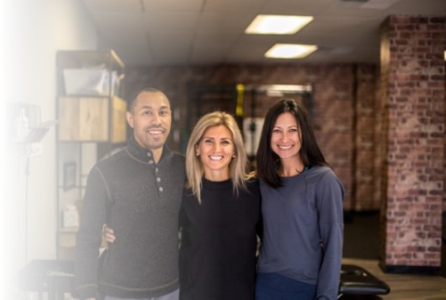 Physical therapists and patients interacting as part of The Primal Family community